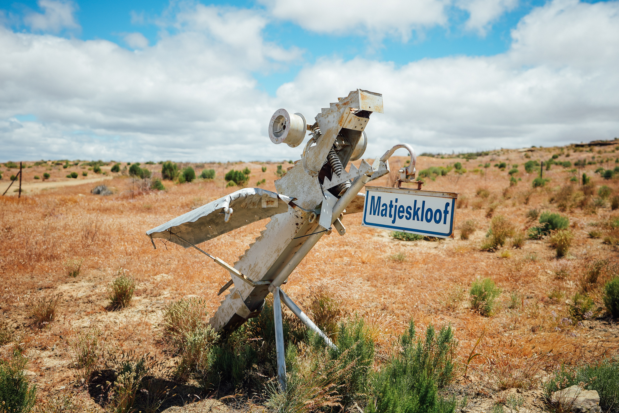Sign at Matjieskloof Farm | 4x4 | Tankwa | Karoo